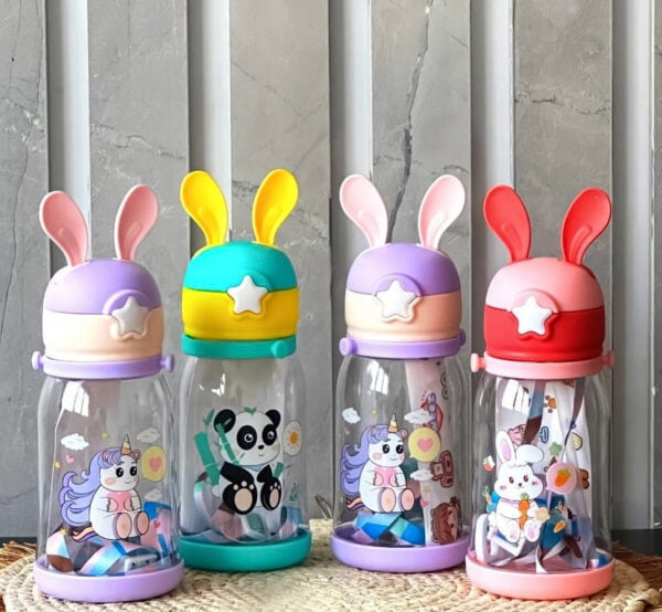 Bunny Design Cute Cartoon Sipper Baby Water Bottle